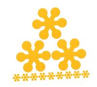 KAILIKETIY 12 Pezzi Adesivi Antiscivolo a Forma Di Fiore Per Vasca Da Bagno Accessori Antiscivolo Per Ragazzi, Ragazze e Adulti