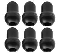 KAILIKETIY 14 Pezzi Tappi Auricolari in Silicone Nero per Stetoscopio Fori da 2,5mm, Resistenti alla Deformazione e Ottimizzati per Trasmissione, per Sessioni Didattiche e Cliniche