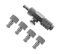KAILIKETIY 1set Raccordo Airbrush Quick Release con Adattatore per Tubo Compatibile con Aerografi da Pressione Design Facile da Installare e Staccare Accessorio per Aerografo