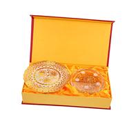 KAILIKETIY 1set Sfere di con Base Decorazione per La Fortuna e Benessere Elementi di Meditazione per La Casa e Apertura di Negozio Trays e