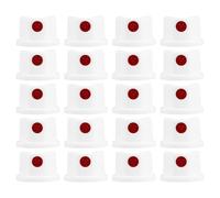 KAILIKETIY 20 Pezzi Ugelli per Verniciatura Spray in PE Bianco, Design Ergonomico e Resistente all'Acqua, Compatibili Valvola Maschio da 4 Mm per Bombolette Spray