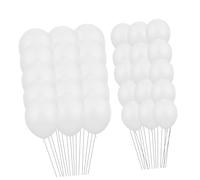 KAILIKETIY 200 Palloncini in Lattice di Colore Bianco Opaco di Diverse Dimensioni per Decorazione Festa Matrimonio Shower Eleganti alla Moda