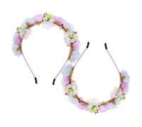 KAILIKETIY 2pezzi Fasce Floreali Per Donne e Ragazze Testa Decorativa Boho Per Matrimonio e Feste Accessori Eleganti Per Eventi e Costumi