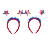 KAILIKETIY 2pezzi Headband Per Festa Di Indipendenza Accessori Creativi Per Celebrazioni Patriottiche Corone Di Per Adulti e Ragazzo Ragazza Decorazioni Per Eventi e Fotografie