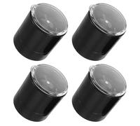 KAILIKETIY 4 Pezzi Coperture per Macina Pepe e Sale in Pp e Acciaio Inossidabile, Regolabili per Freschezza Spezie, per Macinini Manuali in Cucina