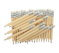 KAILIKETIY 40 Matite da Golf Corte in Legno Gomma Mini Matite da Scrivere Non Temperabili da 10 Cm e Disegno Design Compatto per Artisti e Principianti