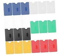 KAILIKETIY 42pezzi Card Sleeve Protezione Per Carte Id Titolari Badge Copertura Per Tesserini e Carte Versatile e Resistente Per