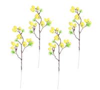 KAILIKETIY 4pezzi Decorazioni Pasquali per Albero di Uova Colorate di Rami con Uova Fake e Foglie Verdi per Feste Compleanni e Decorazioni Fai da Te per La Casa