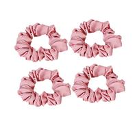 KAILIKETIY 4pezzi Fasce Per Satin Elastici Per Coda Di Cavallo Accessori Per Donne Con Spessi Scrunchies Morbidi e Resistenti Per Acconciature Eleganti