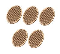 KAILIKETIY 5 Pezzi Mini Patatine in Legno Punto Croce Nozze per Minicroce Ricamato Contato Q di Grandi Dimensioni Attraverso Adulti Forniture a Punti Incrociati Costume Kit di Legno