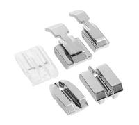 KAILIKETIY 5pezzi Piedini Presser per Macchine da Cucire Elettriche Accessori per Cucitura di Cerniere Invisibili e Normali Kit Completo per Progetti di Cucito Domestico Facile da Usare e