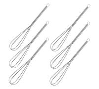 KAILIKETIY Agitatore Per Colorazione Dei Chioma in Acciaio Acciaio, Set Da 7 Pezzi, Frusta Manuale Compatta Per Miscelare Tinture e Maschere, Riutilizzabile Per Salone e Uso Domestico