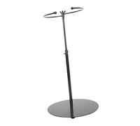 KAILIKETIY Basamento del Mazzo girella Swivel Compatto Stabile Adorn Accessori per Bouquet mensola per Piante da Finestra Stabilizzatore di Bouquet Porta Bouquet Fisso Ferro da Stiro Black