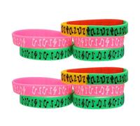 KAILIKETIY Braccialetti in Silicone Note Sillabiche Classiche, Comodi da Indossare per Festival Musicali Elettrici, Confezione da 10 Pezzi per Eventi e Concerti