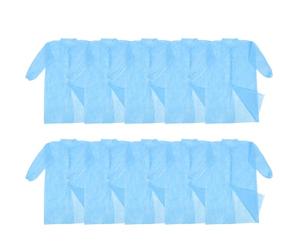 KAILIKETIY Camici da Laboratorio Monouso Non Tessuto, 10 Pezzi, Taglia 3xl, Camice da Laboratorio Chimico Unisex Bottoni, Tuta Protettiva Traspirante per Uso Industriale e Sanitario