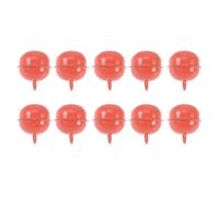 KAILIKETIY Campanelli Rotondi in Ferro Arancia 22mm, 50 Pezzi