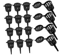 KAILIKETIY Cestini per Fertilizzante per Bonsai Coperchio, Scatole in Plastica Riutilizzabili per Semina Automatica, Accessori per Giardinaggio e Piante in Vaso, Set da 100 Pezzi