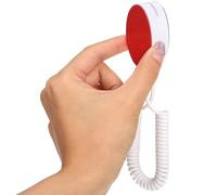 KAILIKETIY Cinghia Retrattile Anti-perdita per Telecomando in Plastica Bianco, con Supporto da Parete per Uso in Showroom Tablet e Casa 11.61x1.18x0.39 Pollici