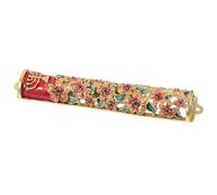 KAILIKETIY Custodia Mezuzah in Lega Elegante e Chic per Decorazione Porta e Parete, Resistente, Non Facile da Deformare, per Porta D'ingresso o Muro