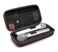 KAILIKETIY Custodia Rigida per Microfono Wireless Cover Eva Nera, Borsa da Trasporto Facile da Portare Scomparto Interno a Rete per Uso Outdoor