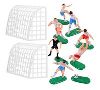 KAILIKETIY Decorazione per Torte Calcio Creativa a Forma di Pallone in Plastico, Resistente e Non Sbiadisce, per Festa o Soggiorno, Set 1 Pezzo