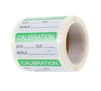 KAILIKETIY Etichetta Autoadesiva Verde Di Calibrazione Permanente Da Adesiva Resistente Per Controllo Qualità Compatibile Con Superfici Multiple Per Organizzazione Di Quaderni e Barattoli