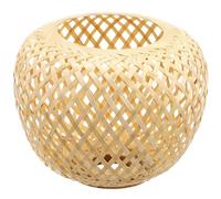 KAILIKETIY Paralume in Bambù Intrecciato Sospensione Rustica Lampada Copertura Decorativa per Interni Stile Country Boho Farmhouse e Naturale