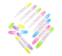KAILIKETIY Penna Solvente per Smalto Ricaricabile 10 Pezzi Penna Correttore Bordi Unghie Plastica Liscia per Manicure Casa e Salone Professionale Pulizia Unghie Portatile