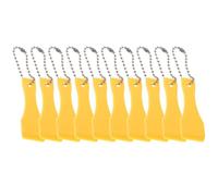 KAILIKETIY Raschietto Per Biglietti Lotteria in Plastica Giallo Set Da 10 Pezzi Multiuso Compatto E Leggero Per Cartoline Grattabili E Etichette