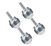 KAILIKETIY Ruote a Sfera Filettate e Non Facile da Deformare 4 in al Carbonio Rotazione Flessibile, Design Resistente, Leggero per da Lavoro