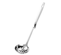 KAILIKETIY Set 2 Pezzi Cucchiai in Acciaio Inossidabile Manico, Design Ergonomico per Colafritto e Cucchiaio da Zuppa, per Casa e Festività