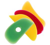 KAILIKETIY Set 4 Pezzi Attrezzi per Ceramica in Silicone Spatole per Modellare e Rimuovere Impronte Digitali, Strumenti per Progetti di Scultura e Finitura Liscia
