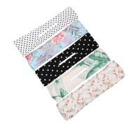 KAILIKETIY Set 5 Pezzi Fasce per Chioma Donna in Poliestere, Strumento lo Styling Facile e Comodo per Chioma Lunghi e Lisci, per Feste e Concorsi