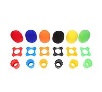 KAILIKETIY Set Accessori Microfono 18 Pezzi Spugna Antivento Colorata, Anelli in Silicone Anti-rollio e Manicotti Inferiori, Protezione Microfono per Palco, Bar e Ktv