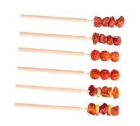 KAILIKETIY Set da 6 Penne a Sfera Creative a Forma di Spiedini di Carne, Punta Fine 0,5 Mm, in Plastica Colorata, per Scrittura Scorrevole e Uso Scolastico o Ufficio Stile Stili multipli