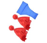 KAILIKETIY Set di Bandierine e Bean Bag per Rigore Calcio, Poliestere | Rosso e Blu, per Allenamento e Campo, Borsa Kit per Ufficiali di Inclusa