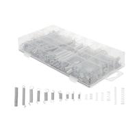 KAILIKETIY Set Grande Resistenza alla Corrosione e Alta Resilienza 200 Pezzi Molle Spirali Assortite in Acciaio Zincato per Elettrodomestici e Dispositivi Medici