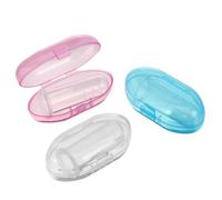 KAILIKETIY Spazzolino per Dito in Silicone per 3 Pezzi, Riutilizzabile e Facile da Pulire, la Orale Durante i Viaggi da Mettere nella Borsa del Ragazzo Ragazza