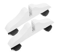 KAILIKETIY Supporto Autoportante e Ruote per Versatile Stabile con Mobili Base Pannelli Divisori in Legno Bianco per Schermi Divisori da 2 Pezzi, per Casa e Ufficio