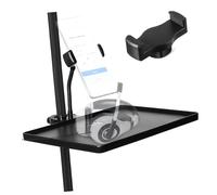 KAILIKETIY Supporto Per Microfono Con Vassoio Per Scheda Audio e Smartphone Per Streaming Live e Canto Studio Design Elegante e Stabile Versatile Per Uffici e Conferenze