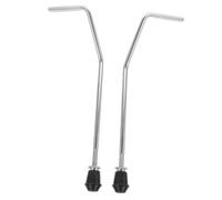 KAILIKETIY Supporto per Tamburo Argento in Metallo 2 Pezzi per Batteria Percussioni Stand Accessorio Strumenti Musicali Facile da Mantenere Compatibile Vari Marchi