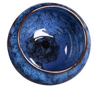 KAILIKETIY Tazza da Tè in Ceramica Blu Design Elegante e Tocco Naturale, Tazza da Tè Cinese per Degustazione in Ristorante o Casa, Resistente e Raffinata