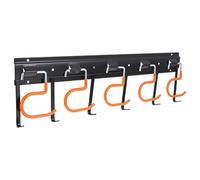 KAILIKETIY Tool Hangers da Parete per Garage, Organizer Attrezzi in Plastica e Metallo, Supporto per Scope e Ombrelli, per Shed e Cantina Colore Casuale