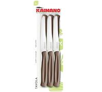 COLTELLI 6 PEZZI DA TAVOLO KAIMANO DINAMIK MARRONE