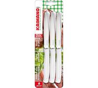 Kaimano COLTELLI Bistecca DINAMIK Bianco CF.6, Metallo, Standard, 6 unità
