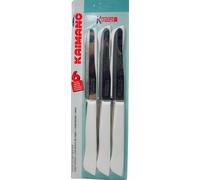 Kaimano coltelli Kapital bianco plastica metà seghetto 6 pezzi