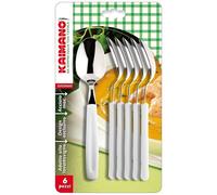 Kaimano Cucchiai da Tavola Dinamik Bianchi Set 6 Pezzi Acciaio Inox Originali