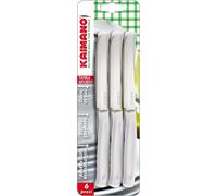 Kaimano dinimik Coltelli da Tavola, Plastica, Bianco, 26 x 7 x 2 cm, 6 Unità