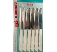 Kaimano Kapital, set 12 coltelli bianco lama seghetto, manico plastica prodotto