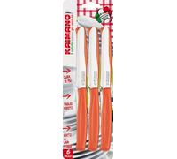 Kaimano KDN021506A 6 Coltelli Tavola Lama Dentata Dinamik Arancio